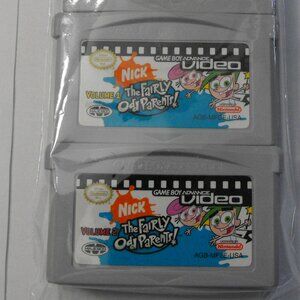 Gameboy Advance Video Fairly Odd Parents vol 1 and 2